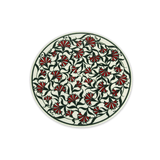 Round Ceramic Trivet - Green and Red | Fleux | 2