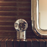 Horloge Rétro en céramique - h 17,5 cm - Chrome | Fleux | 4