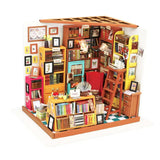 Kit DIY Maison Miniature Sam'S Study | Fleux | 7