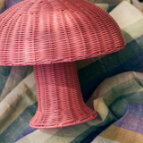 Rattan Table Lamp - Blush | Fleux | 6