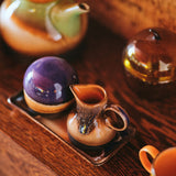 4 pm Ceramic Sugar Pot 70'S - ? 8 cm | Fleux | 6
