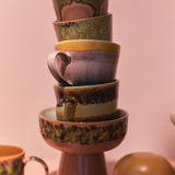 Set of 4 Cappuccino Vista 70S Mugs | Fleux | 6