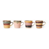 Set of 4 Cappuccino Vista 70S Mugs | Fleux | 7