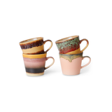 Set of 4 Cappuccino Vista 70S Mugs | Fleux | 4
