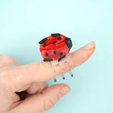 Mini Ladybug Hair Clip | Fleux | 10