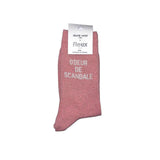 Chaussettes Odeur de scandale - 36/40 - Rose Paillettes | Fleux | 2