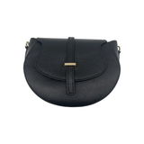 Sac bandoulière - Cuir Grainé Madelena Noir | Fleux | 4
