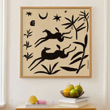 Affiche Enik? Eged - Papercut Horses - 50 x 50 cm | Fleux | 5