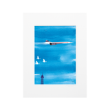 Affiche Paris Concorde - Why LA Pourquoi Paris - 22 x 22 cm | Fleux | 2