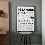 Poster The Petanque Manifesto - 50 x 70 cm | Fleux | 5
