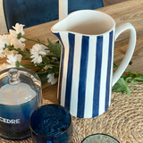 Blue Stripe Pitcher | Fleux | 5