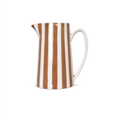 Brown Stripe Pitcher | Fleux | 3