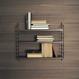 String Pocket Shelf - Walnut &amp; Black | Fleux | 3