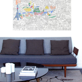Poster Geant A Colorier - Paris | Fleux | 8
