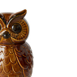 Roasted Ceramic Owl Pot - 16.5 x 16.2 x 8.5 cm  | Fleux | 12