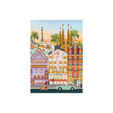 Puzzle Barcelone - 1000 pièces | Fleux | 2