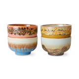 Lot de 4 Bols à Nouilles Seabreeze 70s - ø 13,5 cm | Fleux | 3