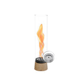 Cheminée / Feu de table Spin Air 900 - Ø 10.6 x 40.5 cm - Chêne | Fleux | 3