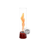 Cheminée / Feu de table Spin Air 900 - Ø 10.6 x 40.5 cm - Émail Rouge | Fleux | 3
