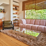 Mirror Block Coffee Table - Transparent | Fleux | 9