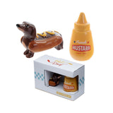 Salière & Poivrière Chien Saucisse Moutarde | Fleux | 3