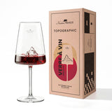 Coffret Verre à vin topographic Matterhorn | Fleux | 6