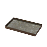 Tidy box in painted glass - Fossil Organic - L 31 cm | Fleux | 4