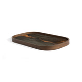 Glass trinket tray - Bronze Organic - 42 x 24 cm | Fleux | 5