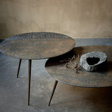 Table basse Luna - Lava - Whisky - Ø 50 x h 45 cm | Fleux | 5