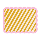 Biscotti Striped Placemat - 38 cm x 48 cm - OCHRE &amp; ROSE | Fleux | 6