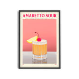 Cocktail Poster - Elin PK - Amaretto Sour | Fleux | 2