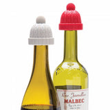 Set of 2 Beanie Caps Red &amp; Gray | Fleux | 5