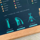 Affiche Carte à gratter - La France des Vins | Fleux | 5
