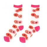 Chaussettes Transparentes 35/40 - Coquelicots | Fleux | 3
