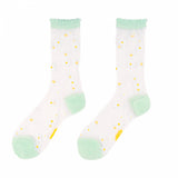 Transparent Socks 35/40 - Daisies | Fleux | 3
