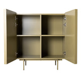 Commode / Buffet - 80 x 40 x 89 cm - Vert Olive | Fleux | 4