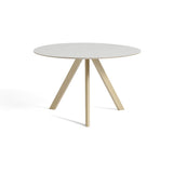 Table CPH20 Ronde Chêne huilé mat & Linoleum - Crème | Fleux | 2
