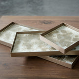 Tidy box in painted glass - Fossil Organic - L 31 cm | Fleux | 5