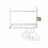 Rangement mural Hallaway - 58 x 50 x 30 cm - Blanc | Fleux | 2