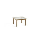 Kofi Coffee Table Solid Oak &amp; Transparent Reed Glass - l 60 x W 60 xh 36 cm | Fleux | 4