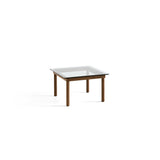 Kofi Coffee Table Solid Walnut &amp; Clear Glass - l 60 x L 60 xh 36 cm | Fleux | 4