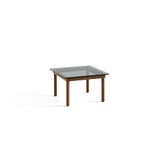 Kofi Coffee Table Solid Walnut &amp; Gray Tinted Glass - l 60 x W 60 xh 36 cm | Fleux | 4