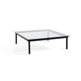 Kofi Coffee Table Solid Black Oak &amp; Clear Glass - l 120 x L 120 xh 36 cm | Fleux | 2