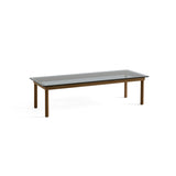 Kofi Coffee Table Solid Walnut &amp; Gray Tinted Glass - l 140 x W 50 xh 36 cm | Fleux | 2