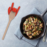 Rock Hand Spoon Rest &amp; Pan Lid Holder - Main Red  | Fleux | 5
