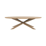 Mikado oval coffee table in oak - L 143 x H 67 cm | Fleux | 3