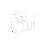Module Canapé Chopin 1 place | Fleux | 17