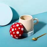 Mushroom Mug With Lid - Red | Fleux | 5