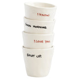 I Love You Espresso Cup - White | Fleux | 4