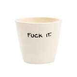Fuck It Espresso Mug - White | Fleux | 3